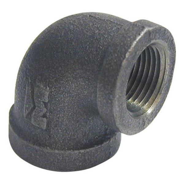 Tinkertools 520-154BG 1 FIP x 0.75 in. FIP Reducing Elbow 90 Degree - Black TI2742112 - main